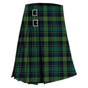 Handmade Leinster Modern Tartan Kilt for Men - 8 Yard Kilt Royal Kilt Store