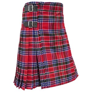 Handmade Clan MacBean Modern Tartan Kilt.  Royal Kilt Store.