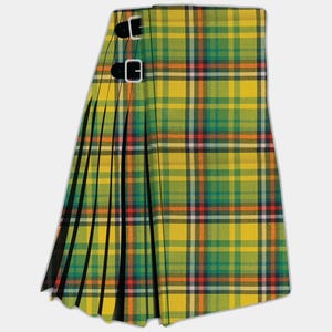 Handmade Bellspool Bright Check Modern Tartan Kilt