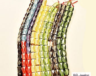 Magnetic Hematite Bead Strands, Colorful Jewelry Making Supplies (150pc) - S-92
