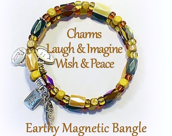 Colorful Magnetic Bangle, Ladies Magnetic Bracelet - MB23
