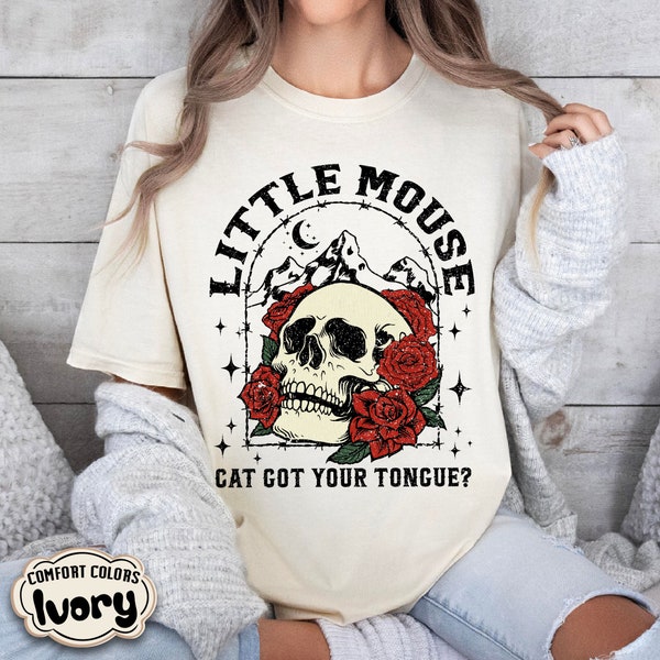 Little Mouse Cat Got Your Tongue Comfort Colors Shirt, Haunting Adeline Sweatshirt, Dark Romance Merch, Smut Reader, Book Lover Gift