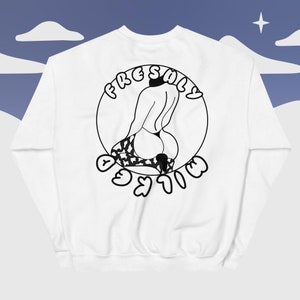 Freshly Milked Femboy Unisex Sweatshirt
