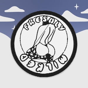 Freshly Milked Femboy Embroidered patches