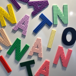 letras | Compatible con bloque de terminales | Nombre | Magnético | Puerta de la habitación de los niños | Letras de puerta | Señal de puerta | Imanes de nevera