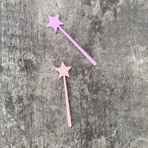 Baguette de fée décoration de table | Confettis | Baguette de fée de décoration dispersée | durable et réutilisable