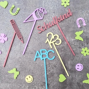 Cake Topper School Enrollment | School Child Decoration | Back to School | Decoration Cake