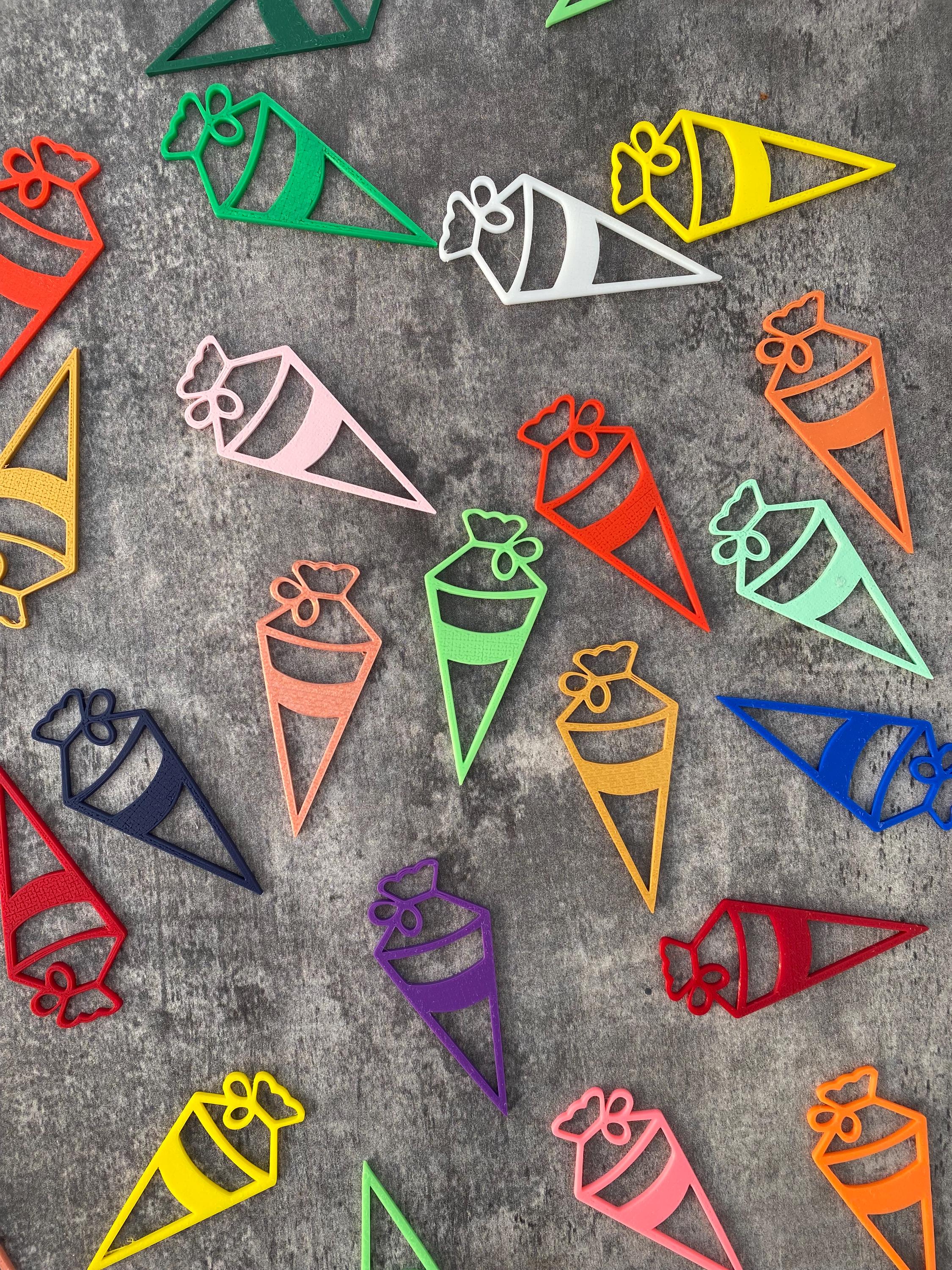 Lot De 60 Confettis Décoratifs Multicolores Pour La Rentrée Des Classes