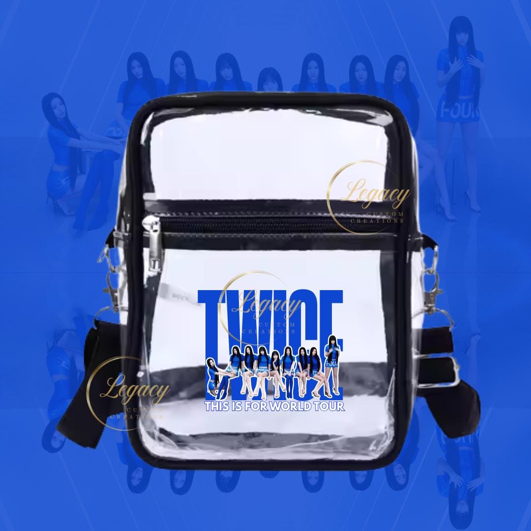 TWICE Stadium Approved Clear Bag | This is for World Tour