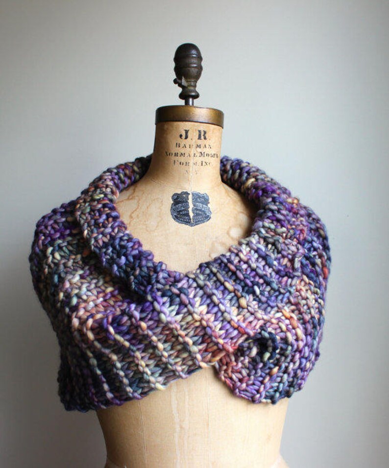Instant Download Super Snuggly Chunky Knit Cowl PATTERN - Etsy