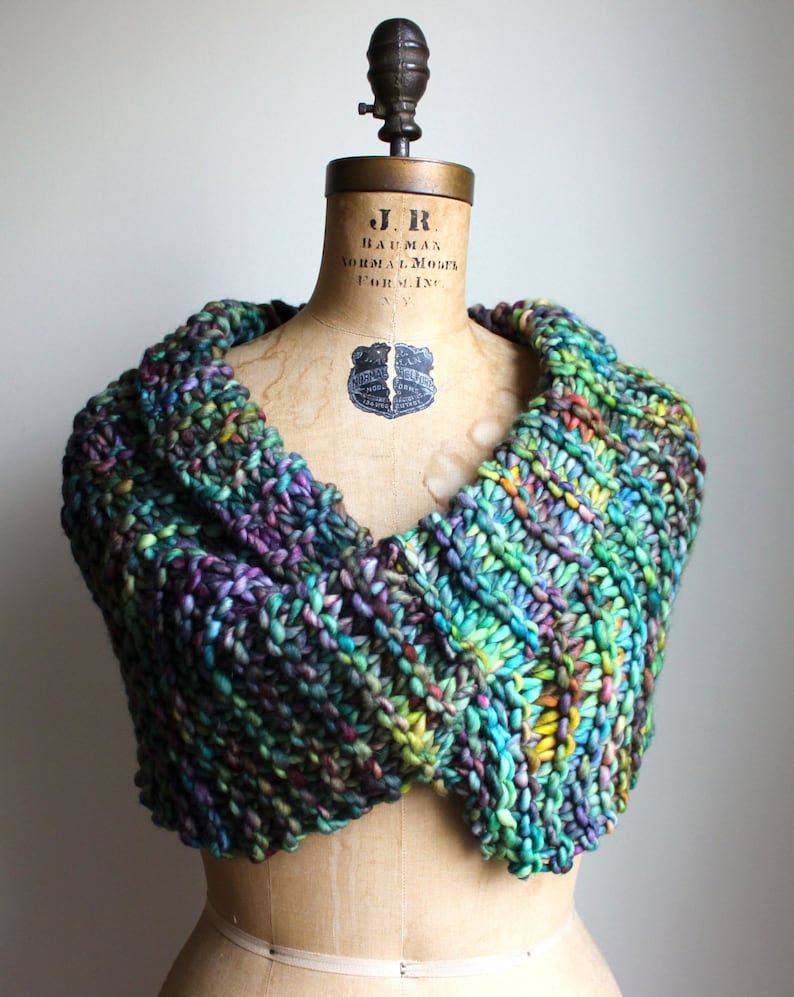Instant Download Super Snuggly Chunky Knit Cowl PATTERN - Etsy