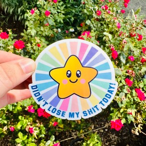 Didn’t lose my shit today water proof vinyl sticker