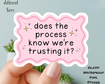 Does the Process know We're Trusting it? Vinyl Sticker
