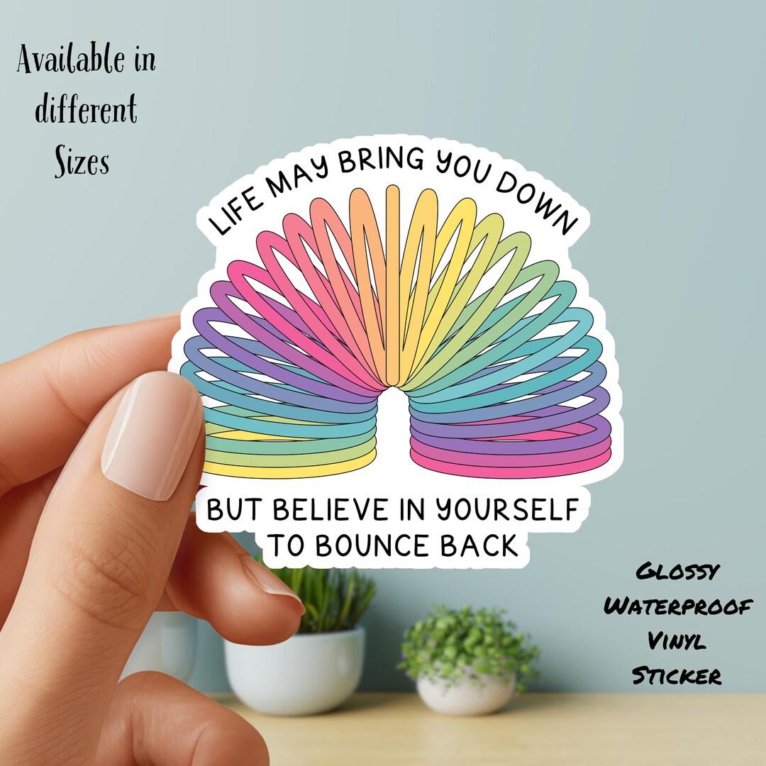 Stop Shrinking to Places You've Outgrown - Vinyl Sticker, Motivational ...