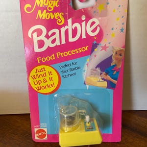 Vintage 1993 Barbie Magic Moves Food Processor Mattel NEW