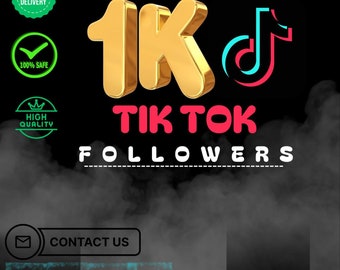 1000 TikTok-Follower