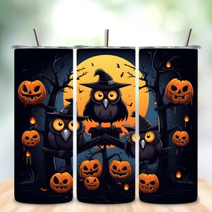 Ghost Cartoon Halloween Tumbler Wrap PNG | 20oz Skinny Tumbler , Halloween Cartoon Style,Digital Print Download