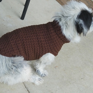 Dog Sweater Crochet, Crochet Pet Sweater, Crochet Sweater for Dogs, Thicket Stitch Crochet Sweater XS S M L XL 2XL