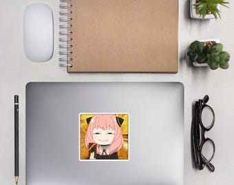 Anya Card Background Sticker