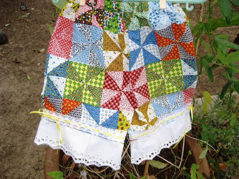 Sweet Patchwork Baby Bloomers