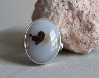Beach Combing, A Dendritic Agate ring