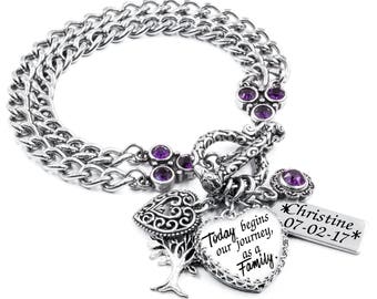Charm Bracelets Memorial Jewelry Personalized Par Blackberrydesigns