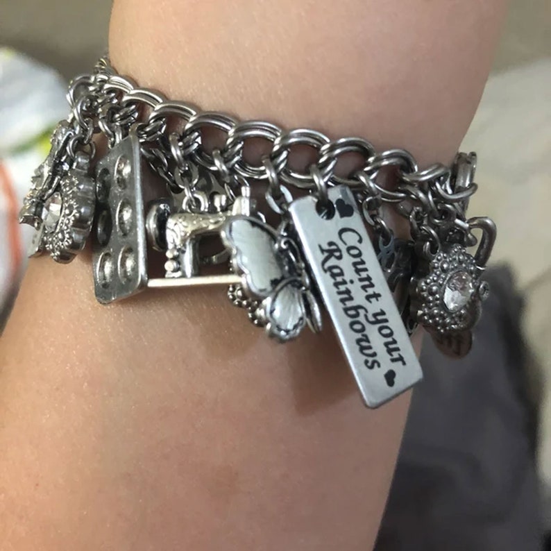 Starter Charm Bracelet With Your Choice of Charms of Your Etsy