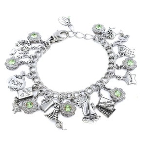 Starter Charm Bracelet With Your Choice of Charms of Your Choice