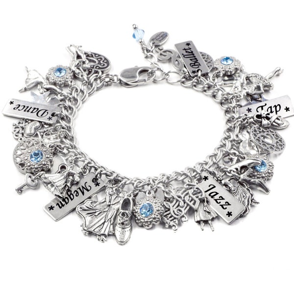 Dance Charm Bracelet Etsy