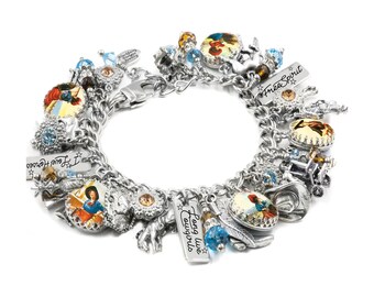 Western Charm Bracelet, Horse Charms, Cowgirl Jewelry