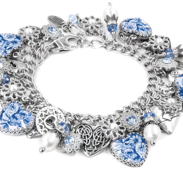 Broken China Jewelry Bracelet Etsy