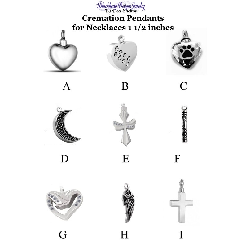 Add-On Cremation Urn Angel Wing Urn Heart Urn Crescent Moon Urn Scroll Urn Paw Pet Urn Rose Urn image 1