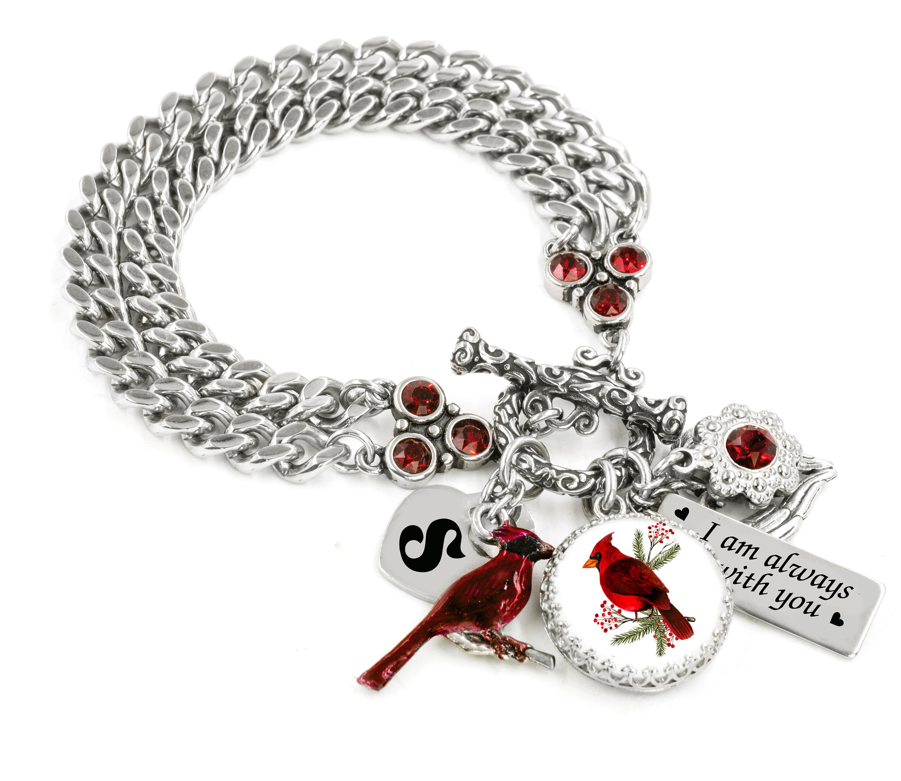 Pulsera Cardinal Charm Siempre estoy contigo Joyería de -