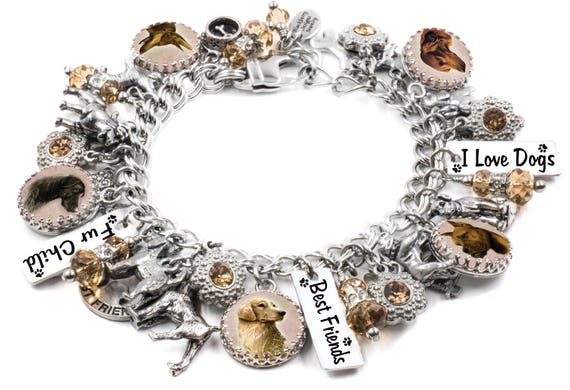 dog mom charm bracelet