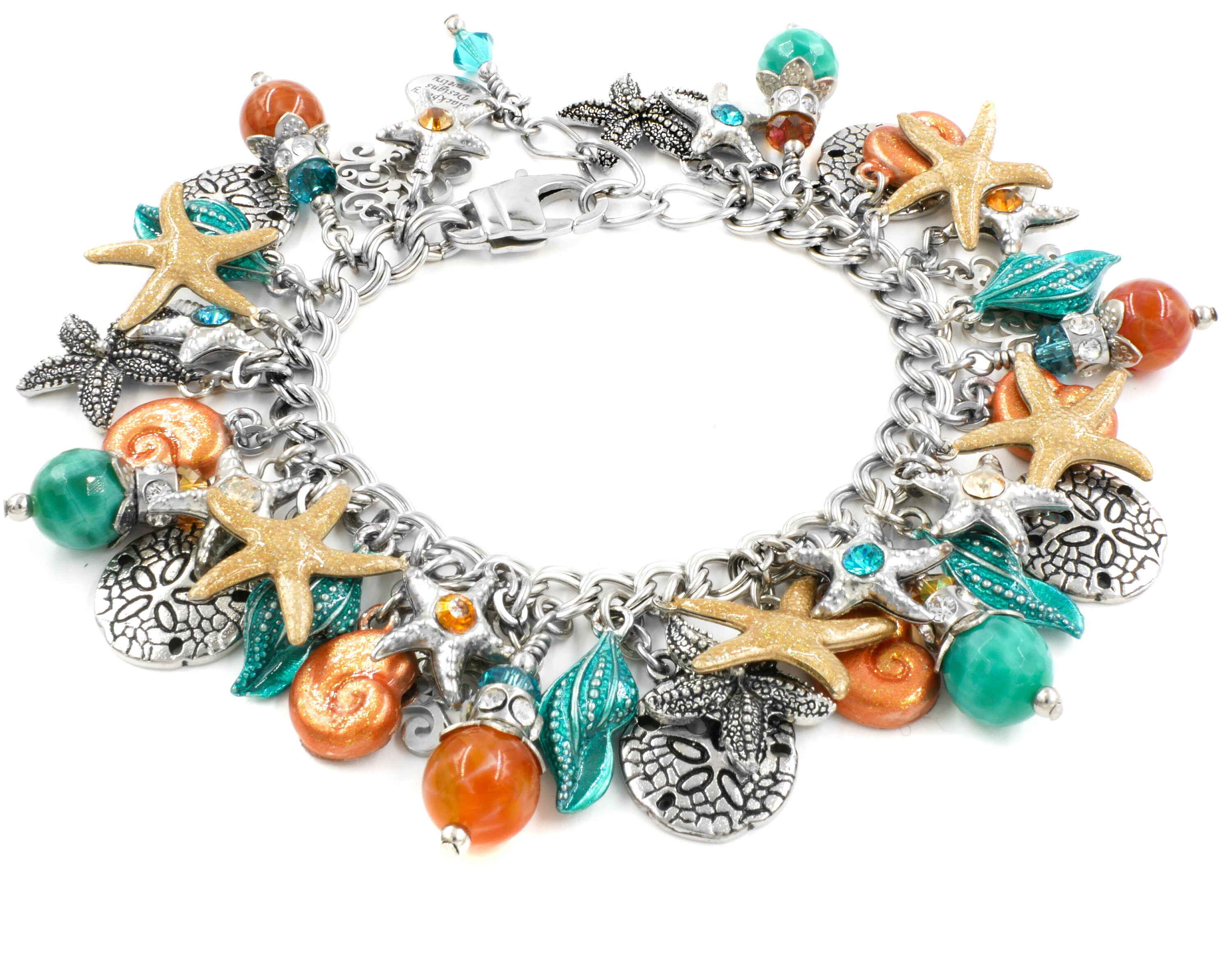 Sea Shell Bracelet Beach Jewelry for Summer Starfish Sand | Etsy