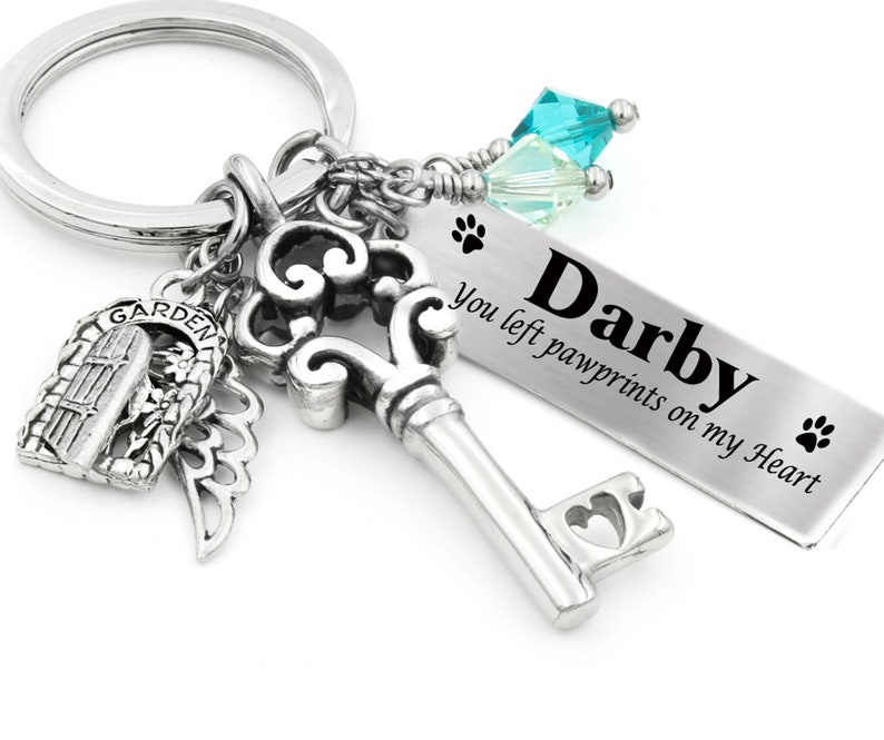 Memorial Pet Key Chain With Personalized Engraving Choice of Etsy