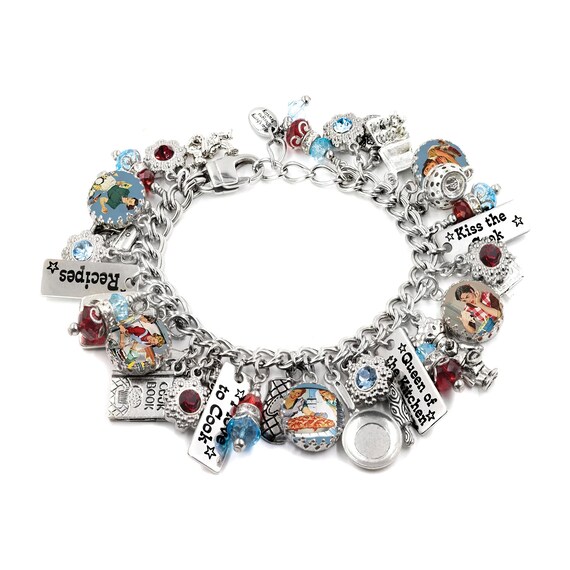 Cooks Bracelet, Graduation Gift for Culinary School, Kitchen Charms, Gift for Chef