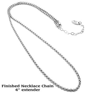 Stainless Steel Chain Necklace Chain Just the Chain Finished Chain Variety of Lengths, 16 to 36 chains image 4