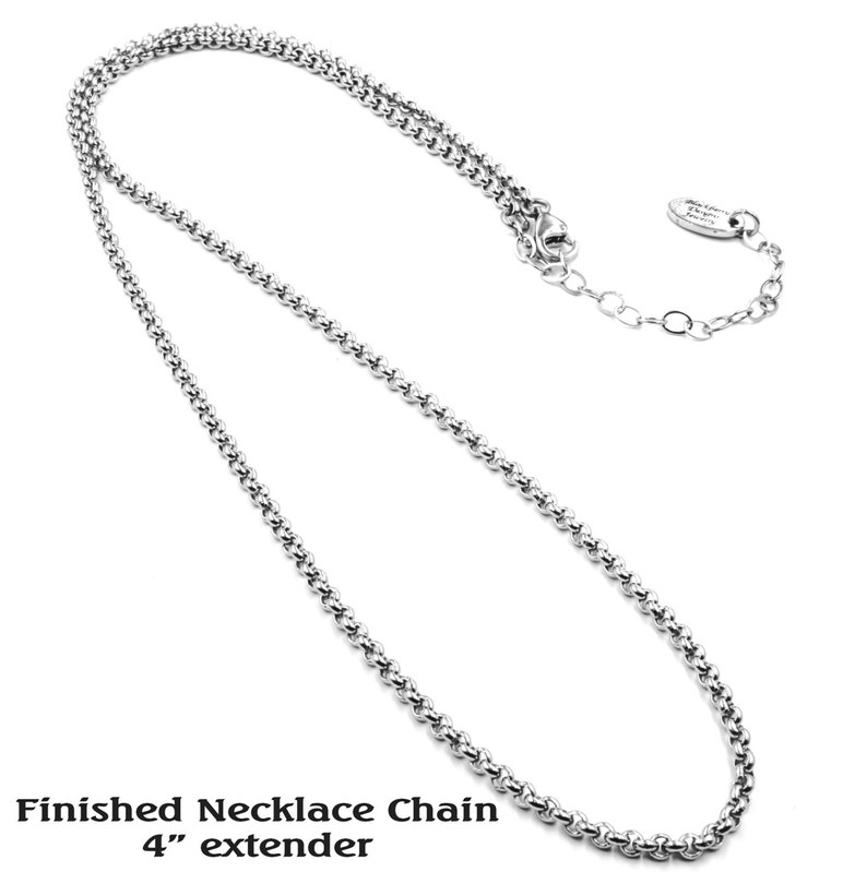 Stainless Steel Chain Necklace Chain Just the Chain Finished Chain Variety of Lengths, 16 to 36 chains image 4