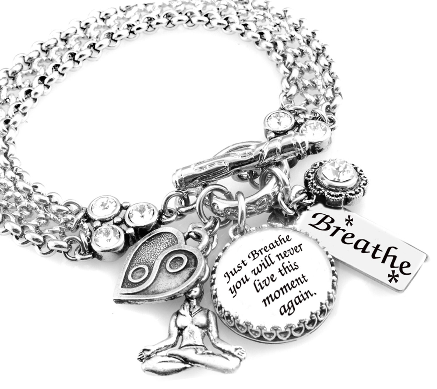 Inspirational Bracelet Silver Inspirational Jewelry