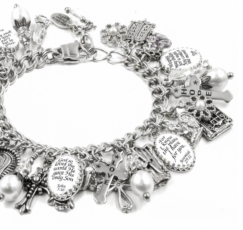 Bible Verse Jewelry Bible Bracelet Religious Bracelet Etsy