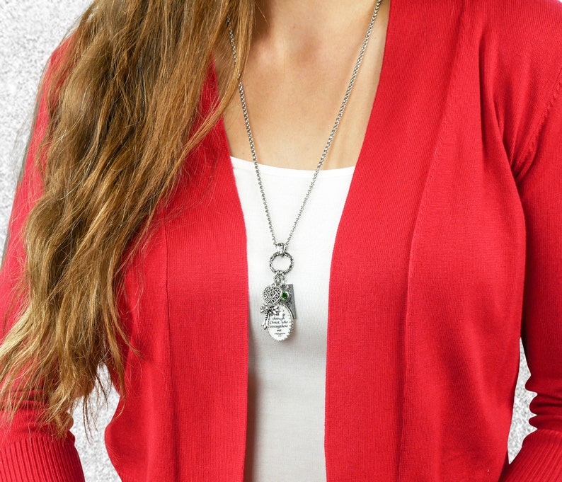 Religious Jewelry Faith Jewelry Personalized Bible Verse Etsy