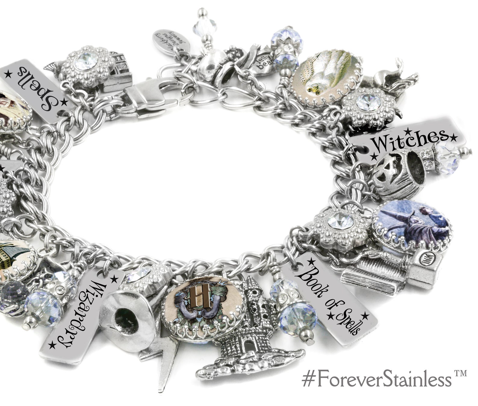 Wizard Jewelry Magic Charm Bracelet Magical Bracelet Witch Etsy