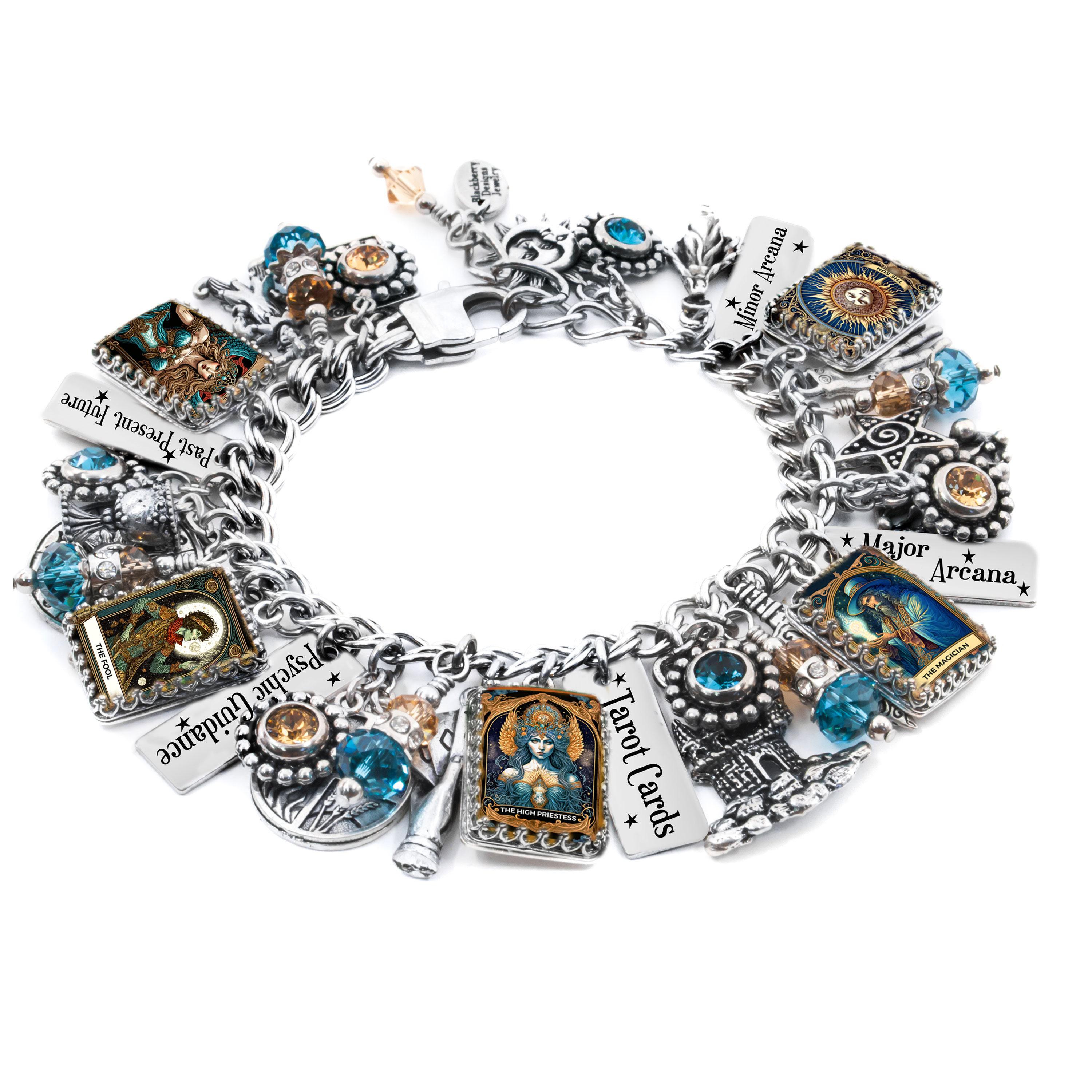 Tarot Card Bracelet, Personalized Divination Jewelry, Fortune