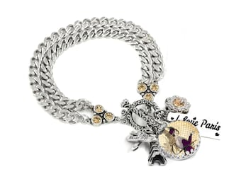 Paris Jewelry with Eiffel Tower Charm in Non Tarnish Stainless