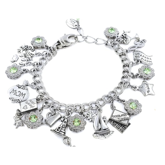 Carlton London Gold Plated Cz Studded Charm Bracelet For Women – Carlton  London Online
