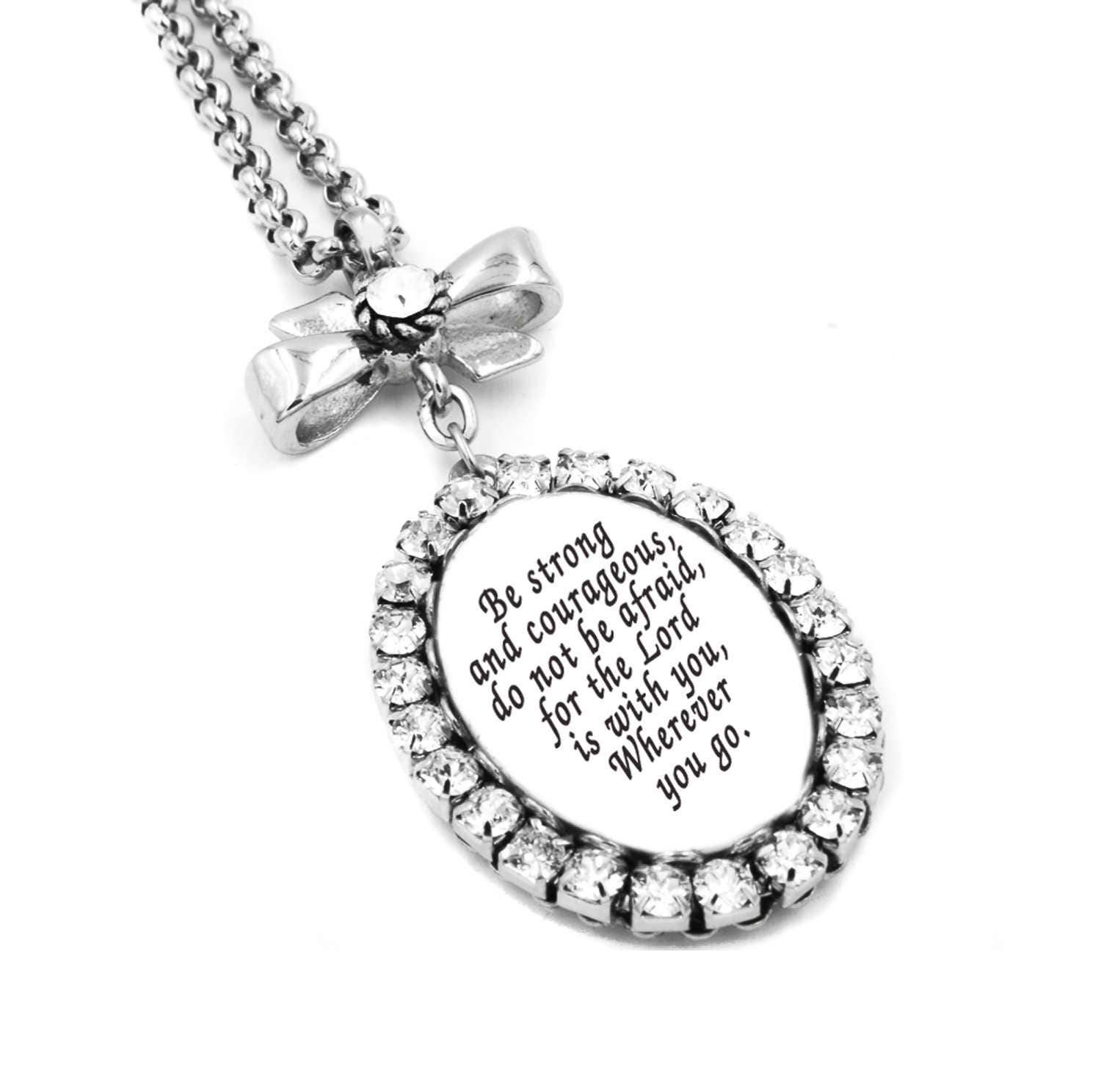 Prayer Jewelry Faith Pendant Personalized Scripture Faith Etsy