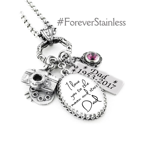 Personalized Charm Necklace Custom Jewelry Personalized Etsy