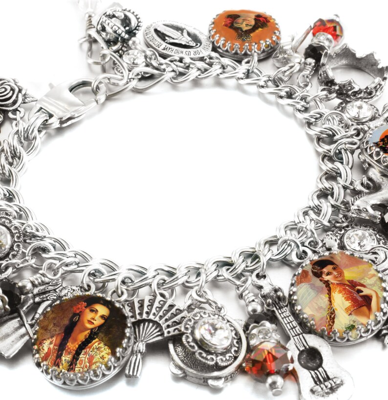 Spanish Charm Bracelet Spanish Bracelet Spanish Jewelry Etsy