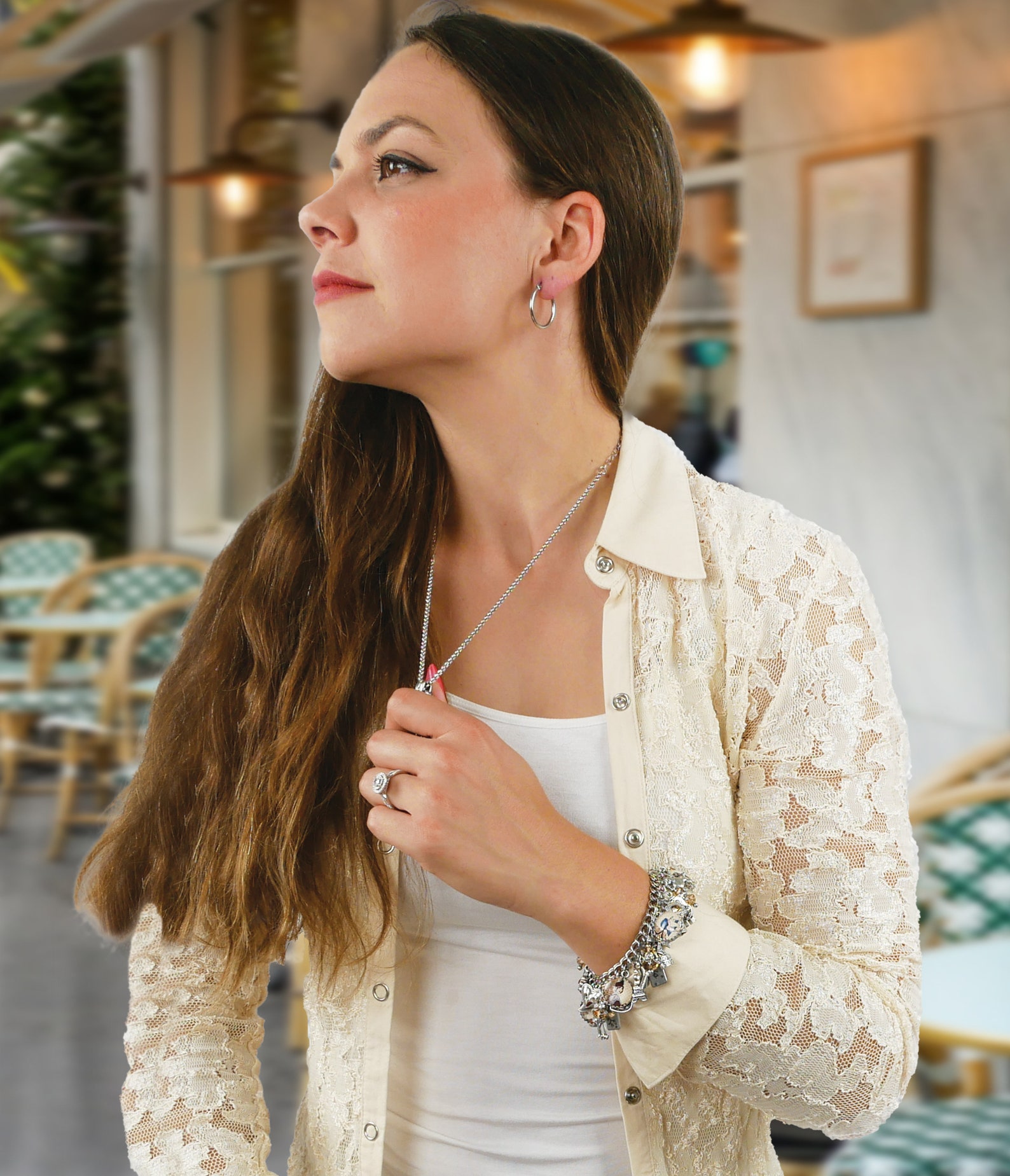 Bracelet Emma White Jasmin - French Bazaar